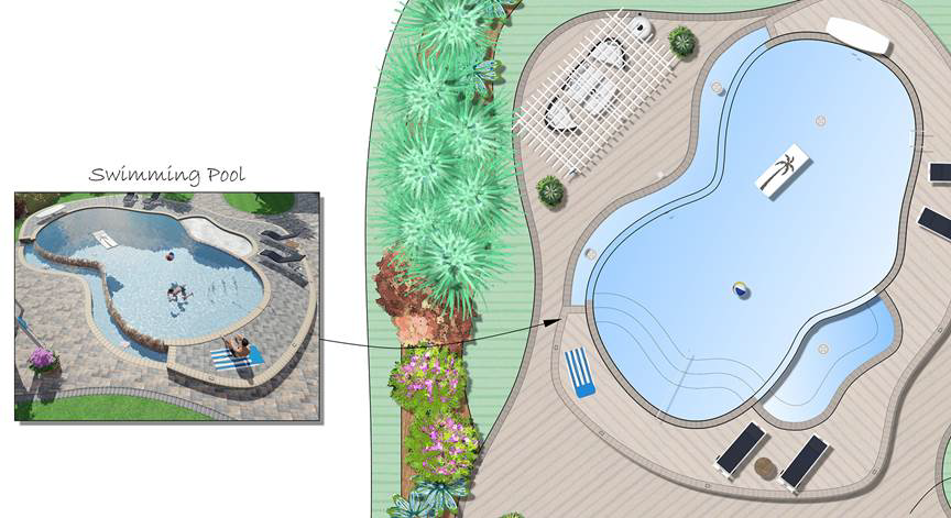 Landscape Design Software - Adding a 3D Label