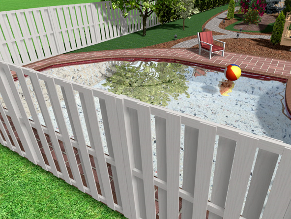 Landscape Design Software - Adding a Fence