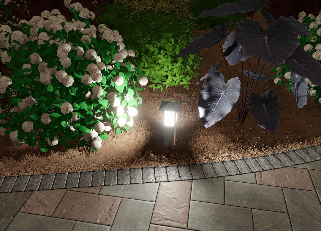Landscape Design Software - Adding a Landscape Light