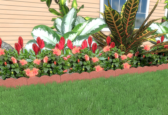 Landscape Design Software - Adding Stone Edging