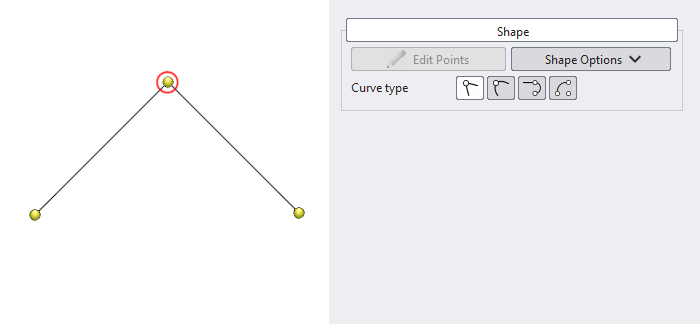 Landscape Design Software Straight Curve Type