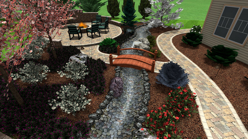 You have completed this tutorial and added a 3D stream using Realtime Landscaping Architect