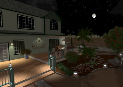 Backyard Landscape Lighting