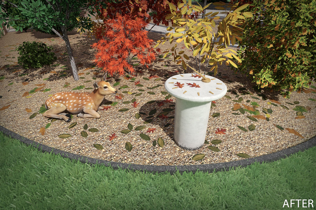 Hide Tiling Pattern After