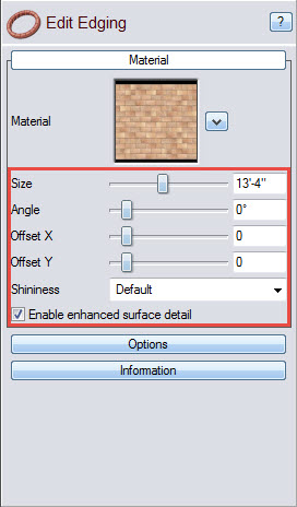 Edging options to further customize your landscape