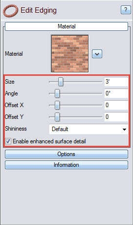 Edging options to further customize your landscape