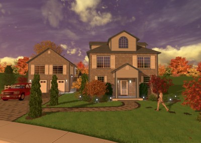 Front Yard at Sunset