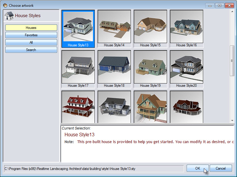 Select your desired house model