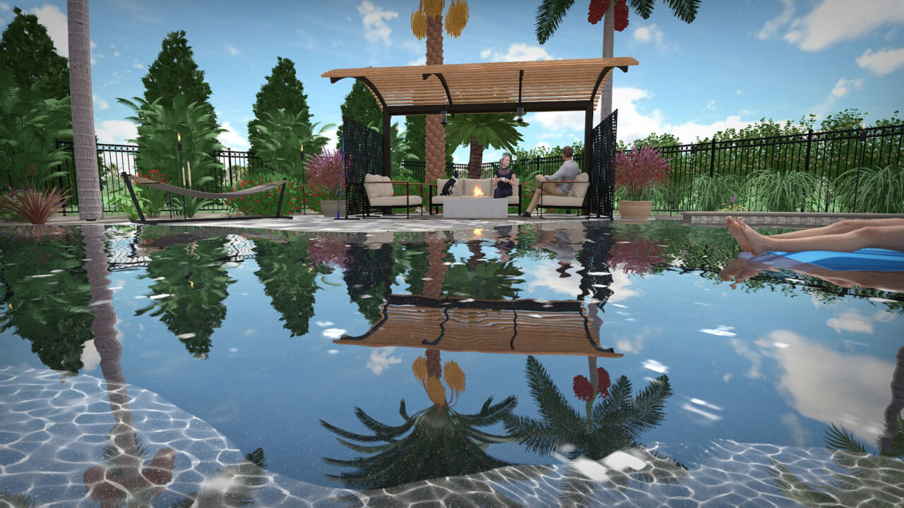 Computer Generated Pool Layout Design Software Swimming Pool Design Software