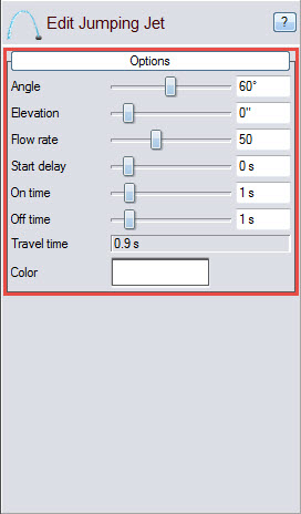 You can further edit the look of your jumping jet with these customization options