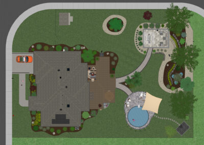 Landscape Design Top Down View