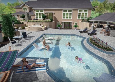 Landscape Design with Swimming Pool