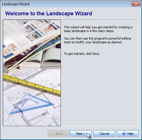 Using the Landscape Wizard in Realtime Landscaping Plus