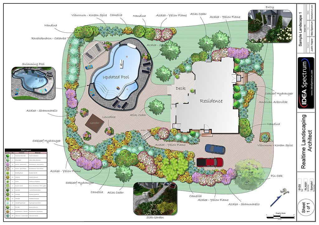 Landscape Design Plan View1 