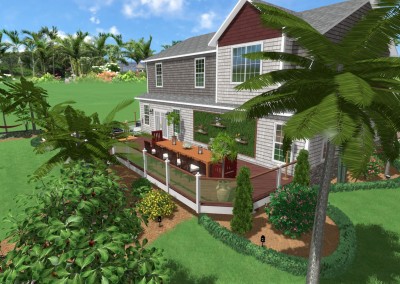 Landscape with Deck Design
