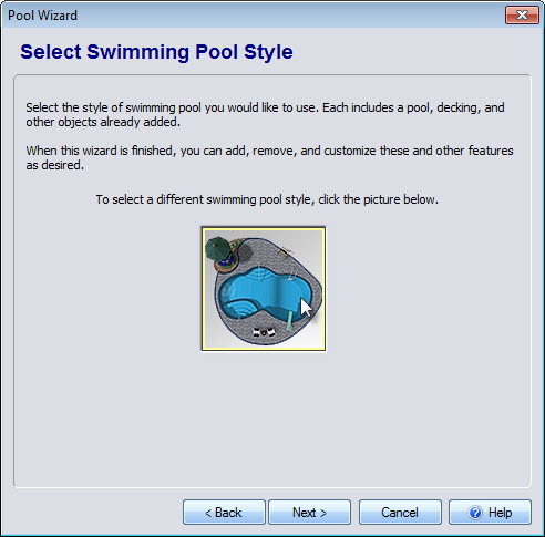 Click swimming pool image