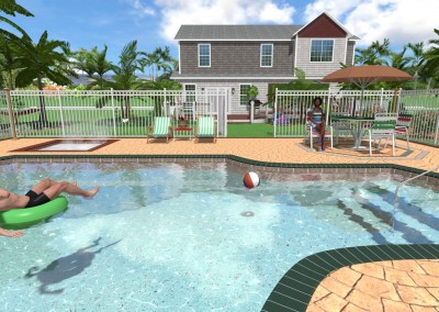 Realtime Landscaping Pro featuring a Swimming Pool