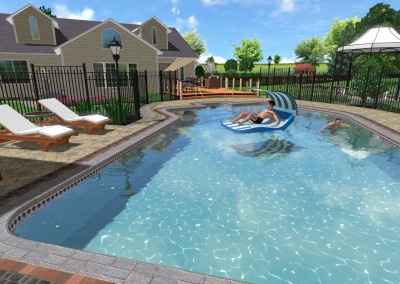 Sample 3D Swimming Pool Design