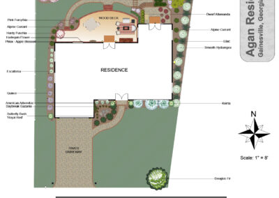 Sample Garden and Deck Plan