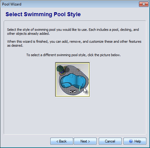 Click swimming pool image